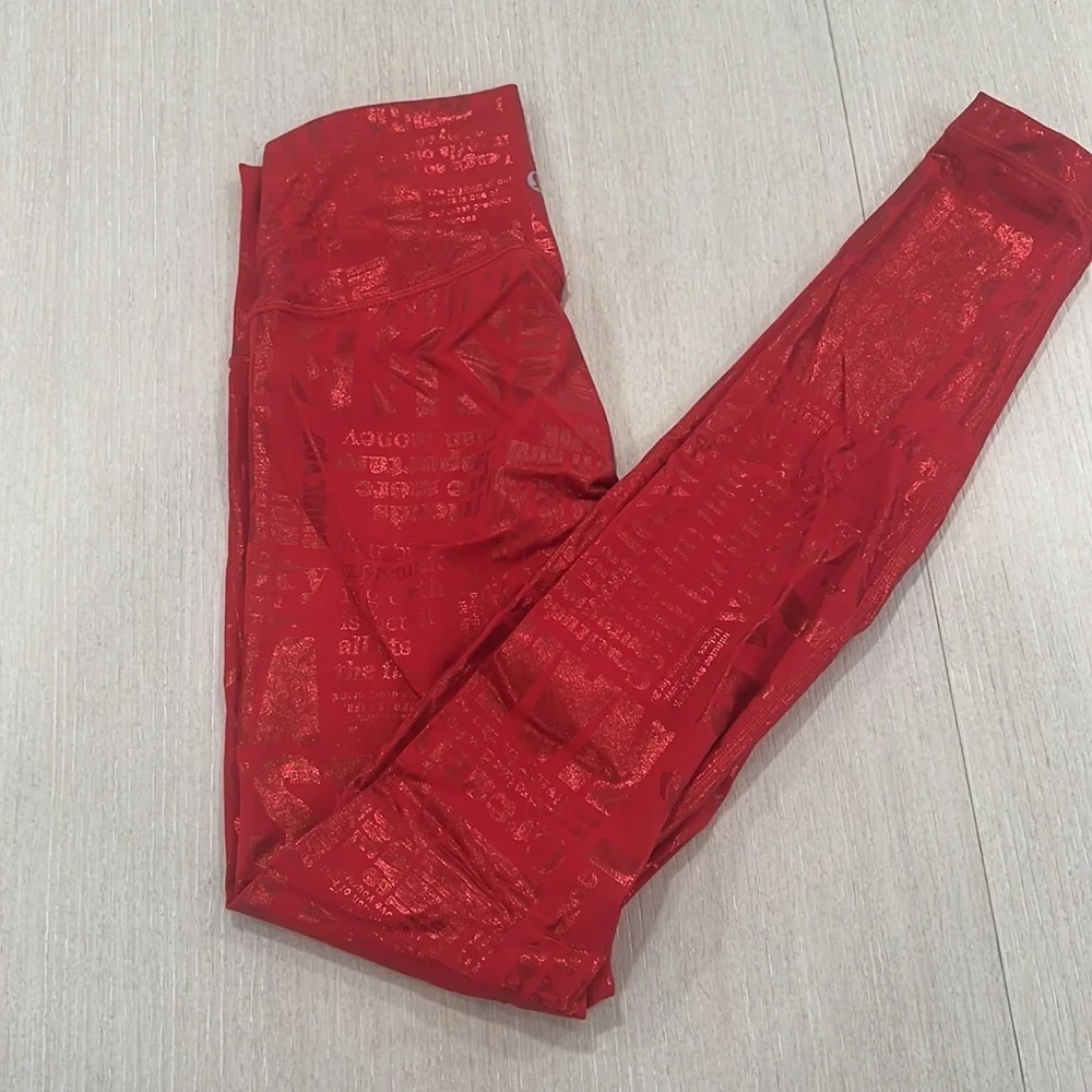 Lululemon limited edition holiday leggings